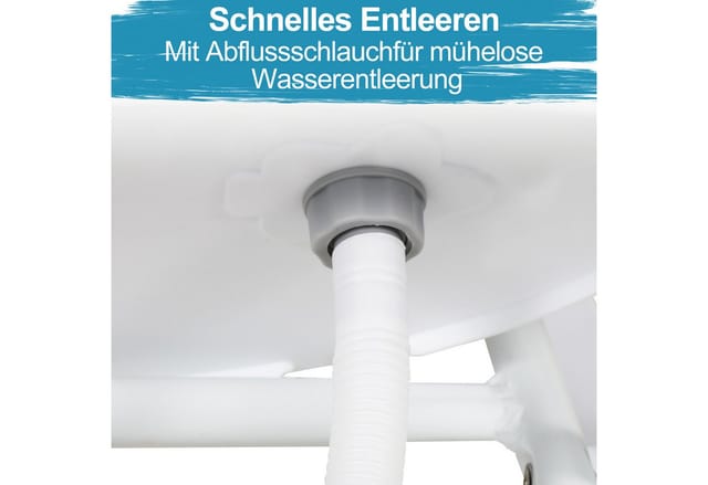 Clanmacy Babybadewanne Faltbare Badewanne mit Ständer PP&TPE Babybadesitz für 0-2 Jahre
