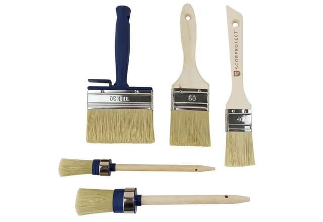 Scorprotect® Flachpinsel Profi Streich-Set 5-teilig