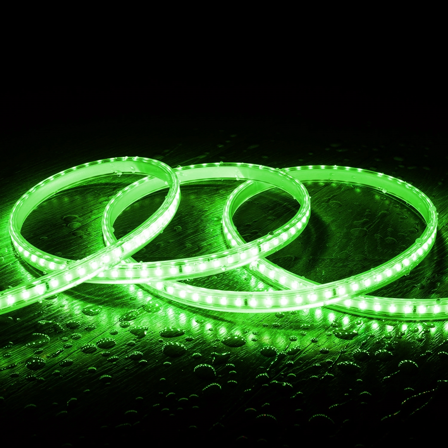 Led Streifen Dimmbar 220v Smd 120 Led/m 8.5w/m 850lm/m Breite 12mm Schnitt 20cm Ip65 Nach Maß Grün 50 M
