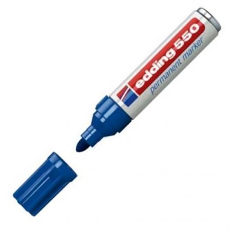 Edding 4-550 003 Permanent-marker Meißel Blau 10 Stück(e)