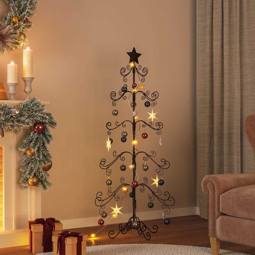 Metall-weihnachtsbaum Für Dekorationen Schwarz 150 Cm