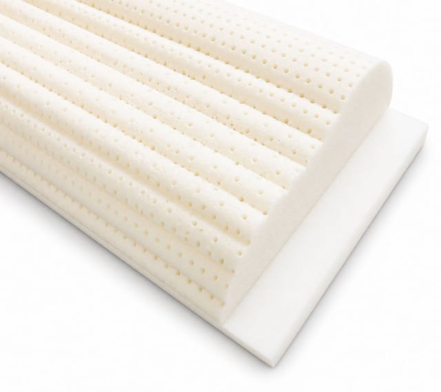 Sympathica Nackenstützkissen Orthopädisches Stift-Latex Nackenstützkissen Nackenkissen ergonomisch, Seitenschläfer, Rückenschläfer