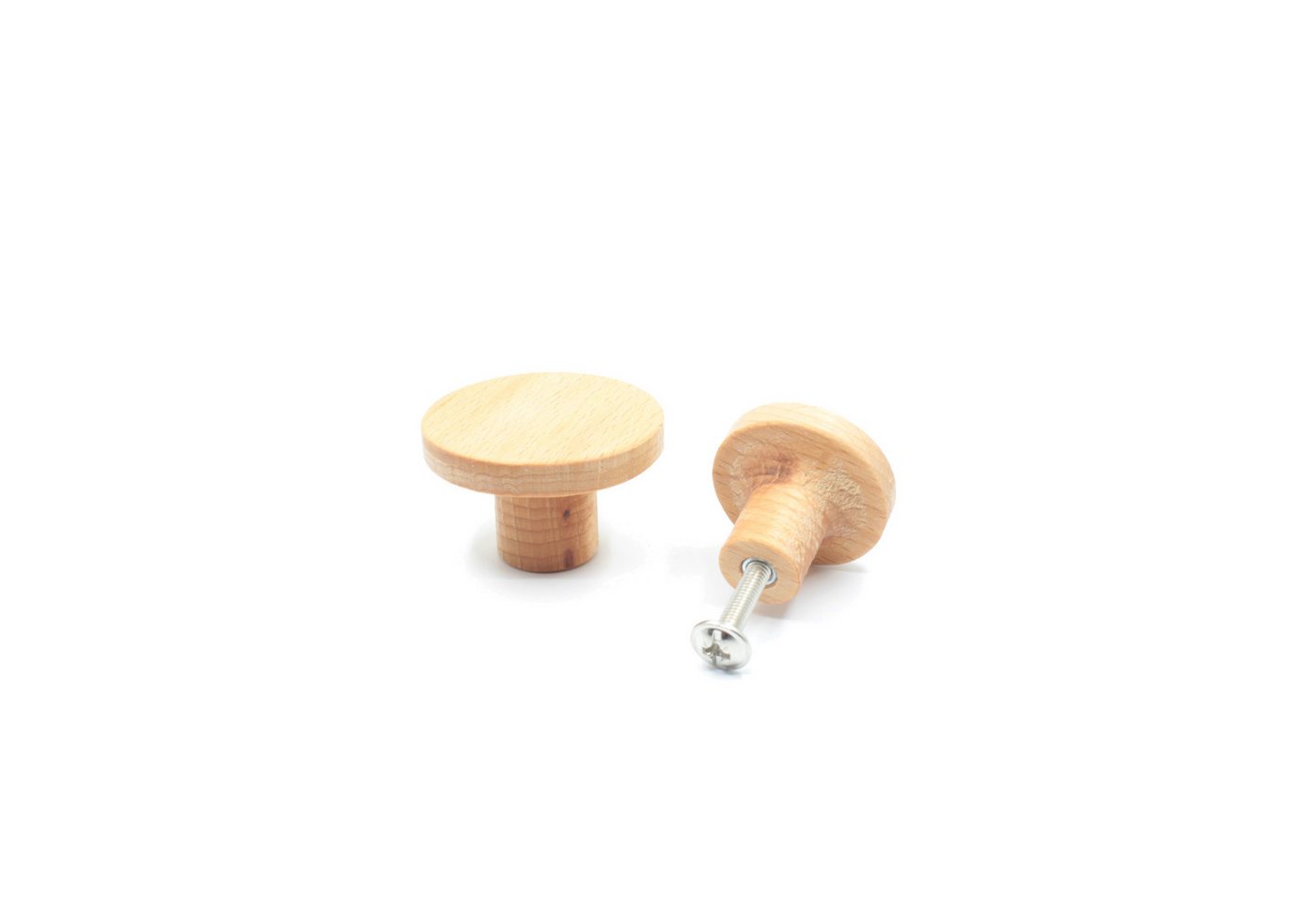 ekengriep Möbelgriff B103, Möbelgriff aus Buche für Küche, IKEA Schrank, Schubladen usw.