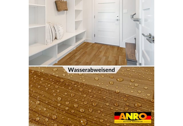 ANRO Vinylboden IMOS Bodenbelag Holzimitation Linoleum PVC-Bodenbelag gerollt, Feuchtigkeitsbarriere, feine Optik, langlebig, Wasserbeständig Langlebig PVC Matte in Größe: 100x140cm