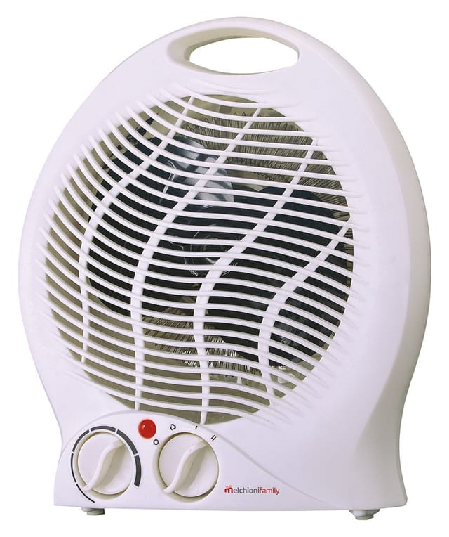 Melchioni Heizlüfter HOTTY Leistungsstark mit 1000W/2000W und Sicherheitsfunktionen