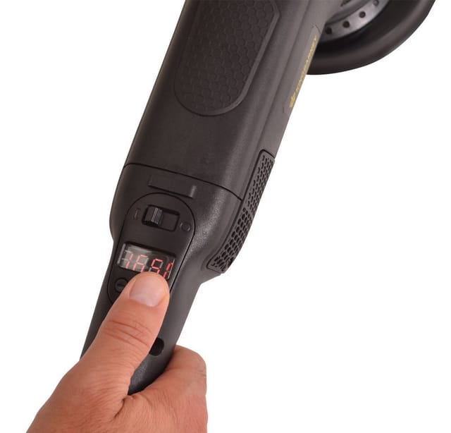 Duke-Handel Exzenter Poliermaschine Polierer Autopolierer Schleifmaschine 810Watt 15mm Hub (S), 1650 min. U/min, 4800 max. U/min, (Set, 36 tlg., inkl. umfangreichem Polier- und Schleifzubehör), ohne Akku und Ladegerät, Poliermaschine für Rechts- und Linkshänder