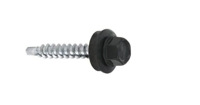 Klimas Fassadenschraube Trapezblech Schrauben für Holzunterkonstruktionen, (Packung, 250 St)
