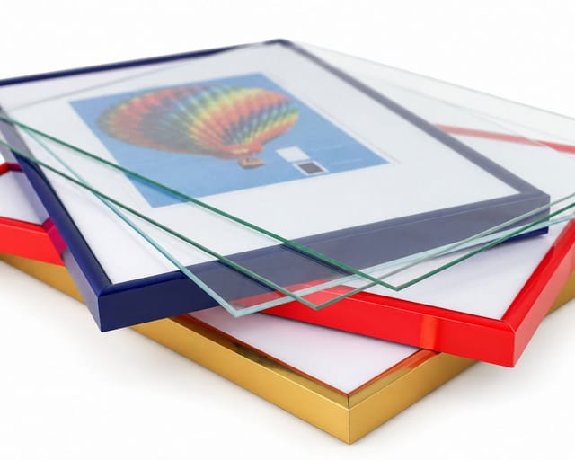 IDEAL TREND Bilderrahmen New Lifestyle Kunststoff Bilderrahmen Kunststoffrahmen Bildhalter Bild, für 1 Bilder (1 St), Kunststoff Bilderrahmen mit Papiereinleger und Klarglas