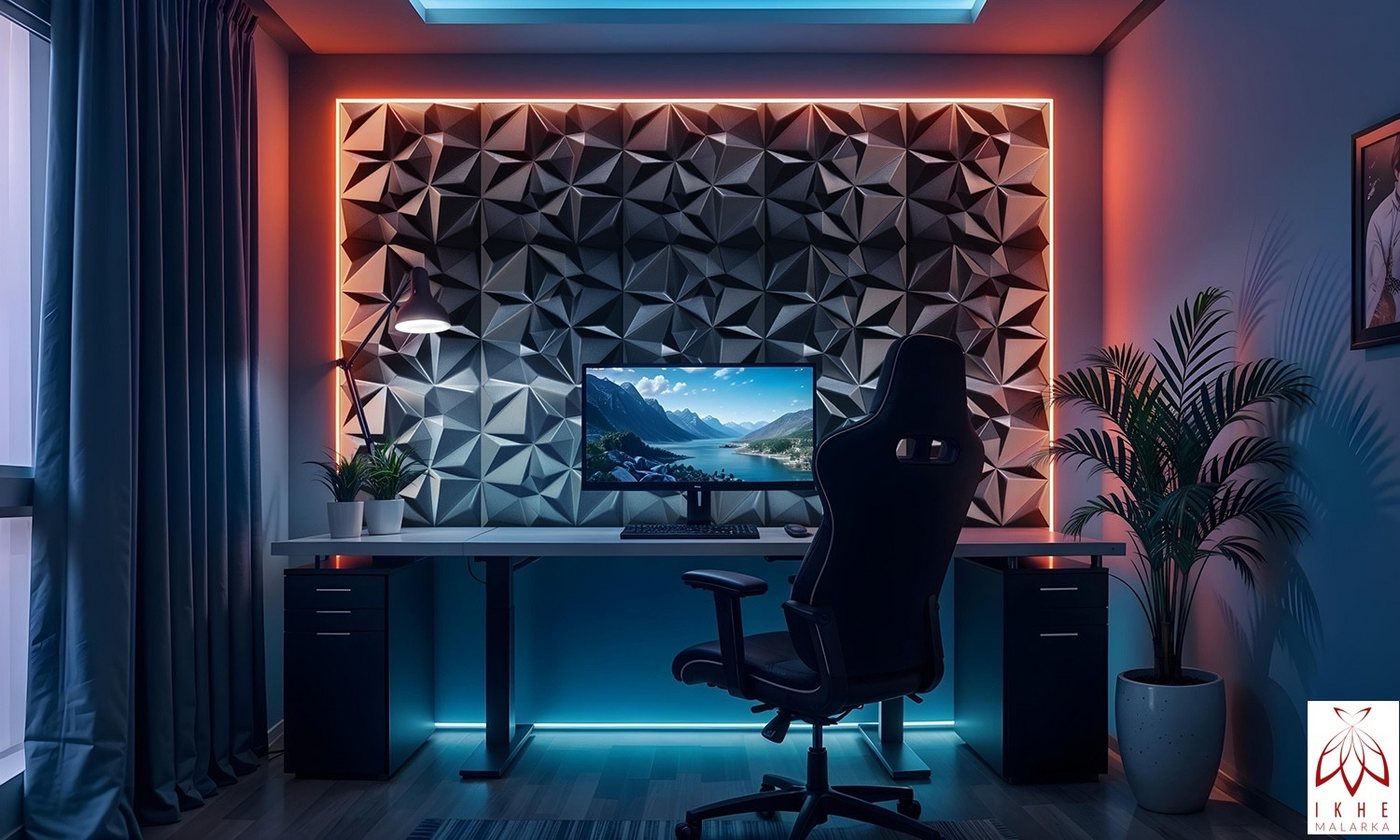 IKHEMalarka 3D Wandpaneel Polystyrol Styropor XPS Gaming Zimmer Set Deckenpaneele, BxL: 50x50 cm, 0,25 qm, (0,25m², 1 Stück) Leicht, flexibel, 3D-Design, leichte Schall- und Wärmedämmung Bild 2