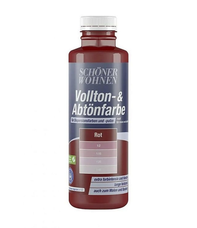 SCHÖNER WOHNEN FARBE Wandfarbe Schöner Wohnen Voll- und Abtönfarbe 250 ml rot