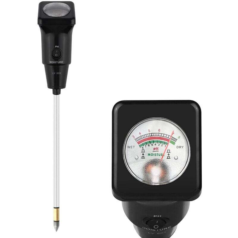 Feuchtigkeitsmesser, Ph-meter Und Hygrometer – 2-in-1-bodenanalysegerät Für Die Landwirtschaft – Keine Batterien Erforderlich – Magnetstahl Für Stabilität – Ly601