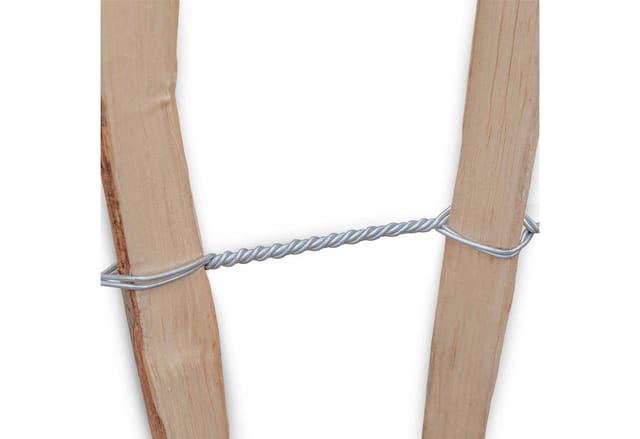 STILTREU Staketenzaun Staketenzaun Haselnuss - Höhe 50 cm, Länge 5 m, Lattenabstand 7-9 cm