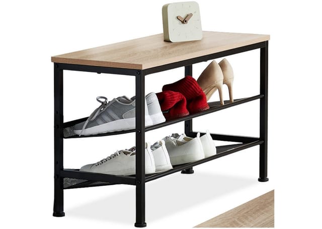 tectake Schuhregal Derry, Set 1-tlg., Industrial Style