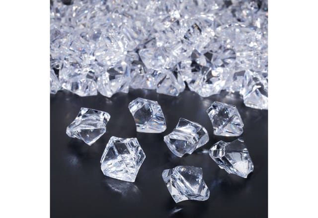 relaxdays Streudeko Deko Diamanten 180 Stück