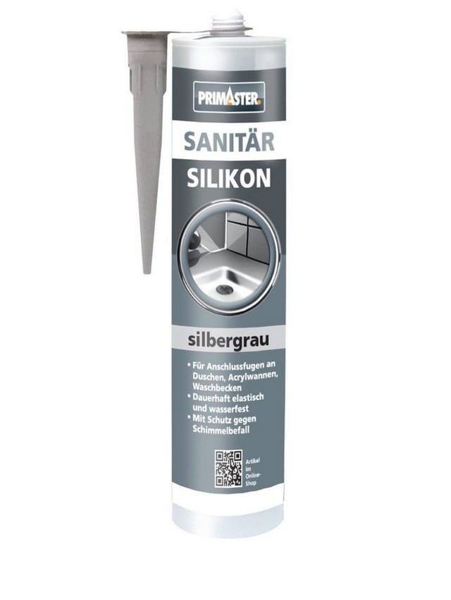 Primaster Silikon Primaster Sanitär Silikon silbergrau 310 ml