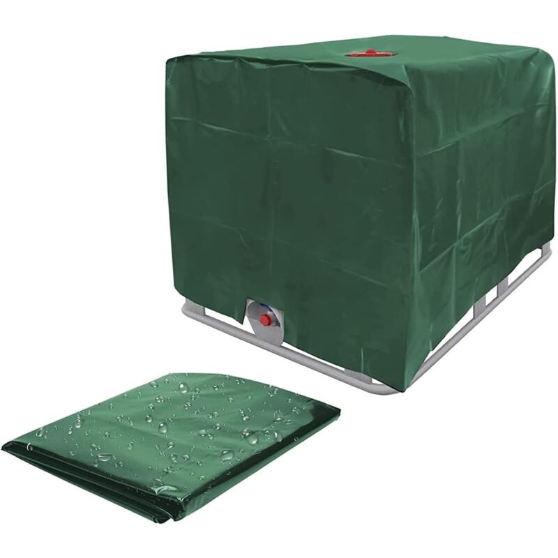 Ibc-tankabdeckung, Wassertankplane, 1000-liter-ibc-containerabdeckung, Wassertankdeckel, Staubdicht, Uv-beständig, Regendicht – Schutzhülle Für Ibcs