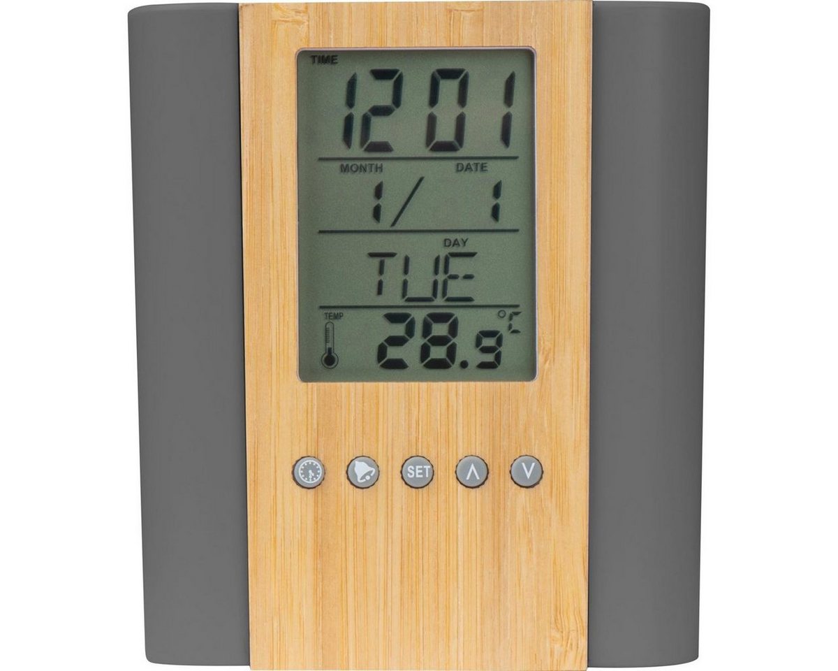 Macma Organizer Stifteköcher mit Uhr, Thermometer, Kalender, Wecker, Timer Bild 3