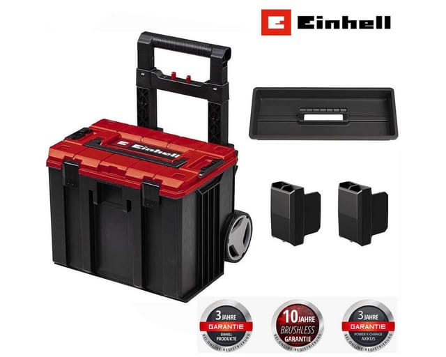 Einhell Werkzeugkoffer E-Case L Systemkoffer max. 120 kg, mit Rädern