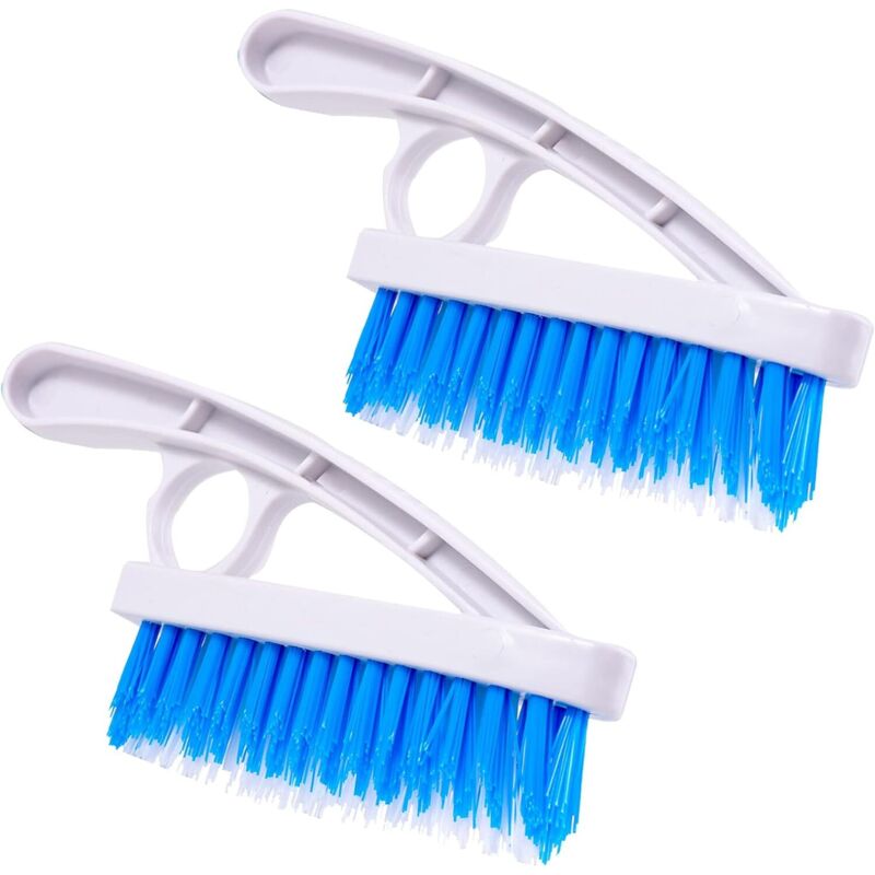 Set Mit 2 Fugenbürsten – Bürste Mit Steifen Nylonborsten Für Badewannen Und Duschen – Für Boden- Und Fliesenfugen