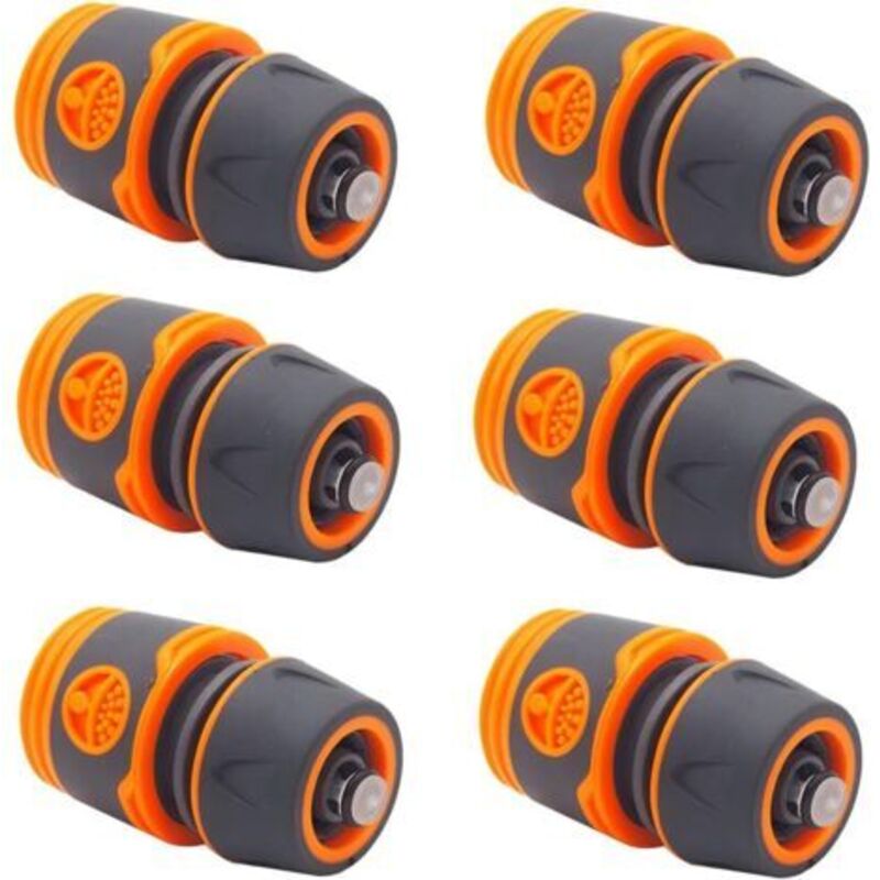Wasserstopp-fittings, 1/2"-schlauchverbinder, Kunststoff-schnellschlauchverbinder Mit Wasserstoppfunktion