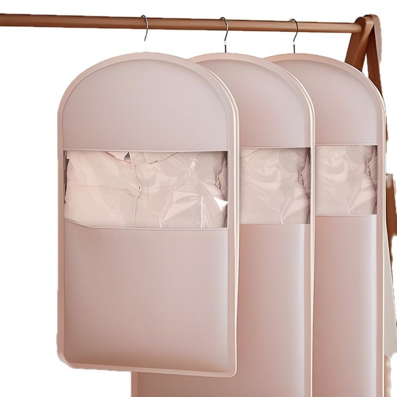 Drei Beige Vakuum-kompressionsbeutel Zum Aufhängen, Die 40 % Platz Sparen. Dank Des Vakuumdesigns Mit Robusten Reißverschlüssen Eignen Sie Sich Ideal Zur Aufbewahrung Von Daunenjacken Und Winterkleidu