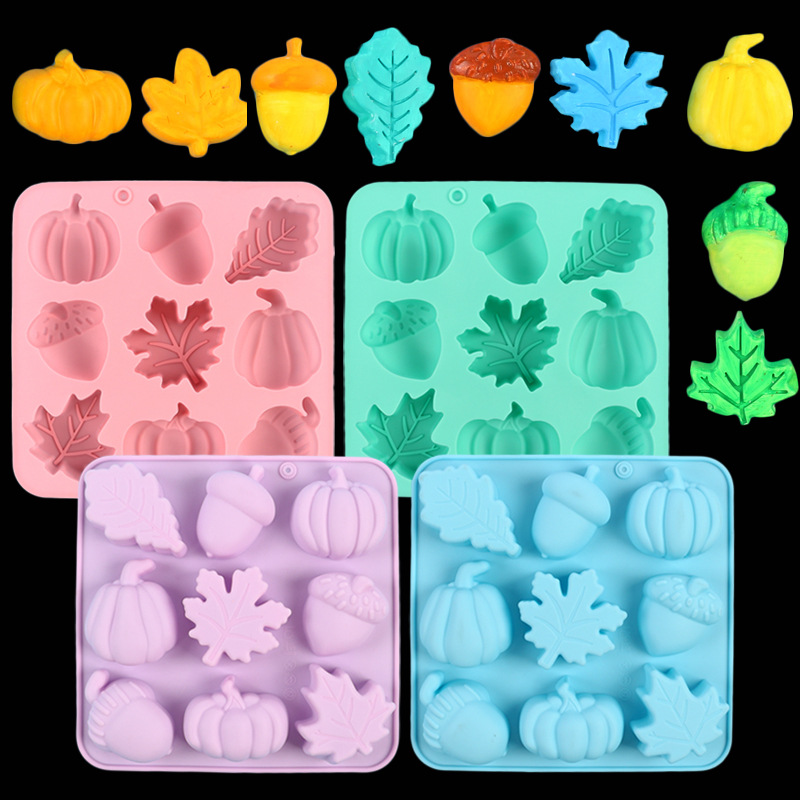 Herbstliche Kürbisformen, 4er-set Für Thanksgiving
