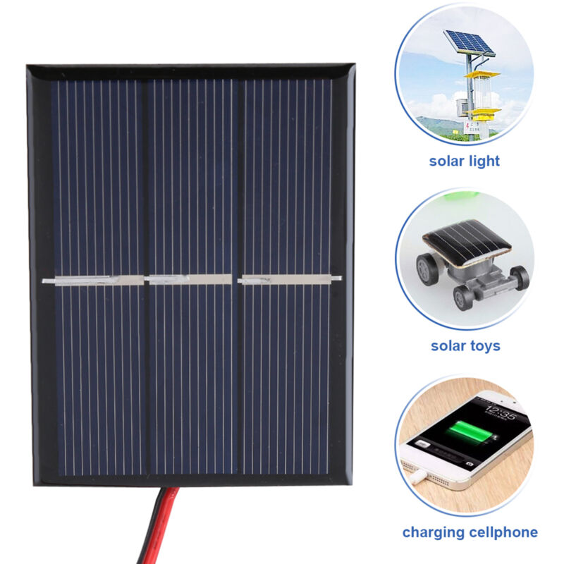 Mini-solarpanel-netzteilmodul (0,65 W, 1,5 V) Mit Ladegerät (stückzahl)