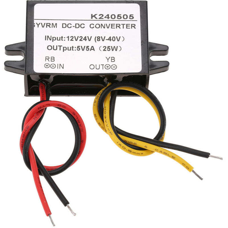 12v/24v Auf 5v 5a Dc-dc-wandler, 5a Dc Zu Dc Abwärtswandler, Spannungsreduzierungsmodul, Netzteiltransformator Für Platinen.
