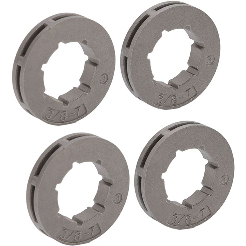 Kettensägen-kettenrad, 2 Sätze 3/8" 7-zahn-ersatzkettenrad Aus Hochfestem Material, Einfache Montage, Passend Für Husqvarna 55, 262xp, 455 Und 460