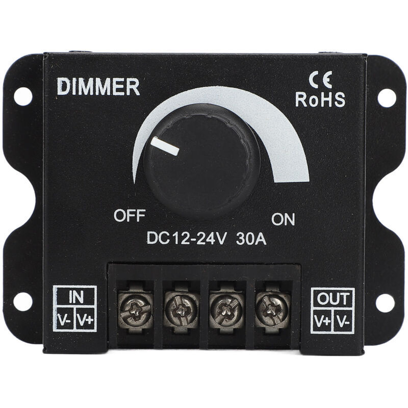Einkanal-led-dimmer, Stufenloses Dimmen, Hervorragende Wärmeableitung, 12-24v Dc Led-streifendimmer.