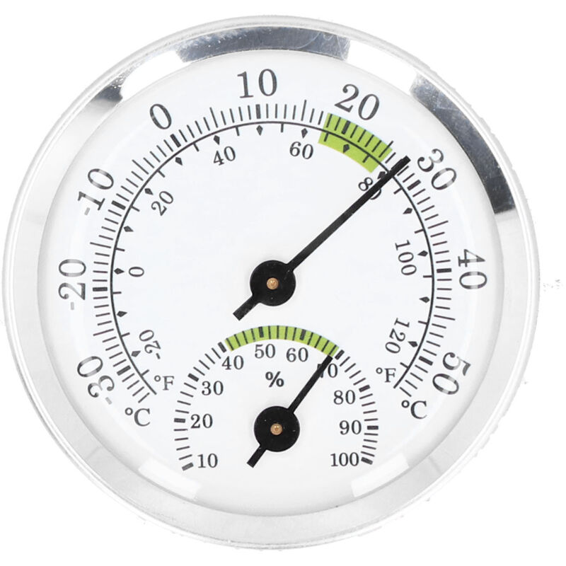 Hygrometer-thermometer, Mini-zifferblatt-hygrometer, Hygrometer-thermometer Für Luftbefeuchter, Gewächshaus, Garten, Zuhause – Sicher