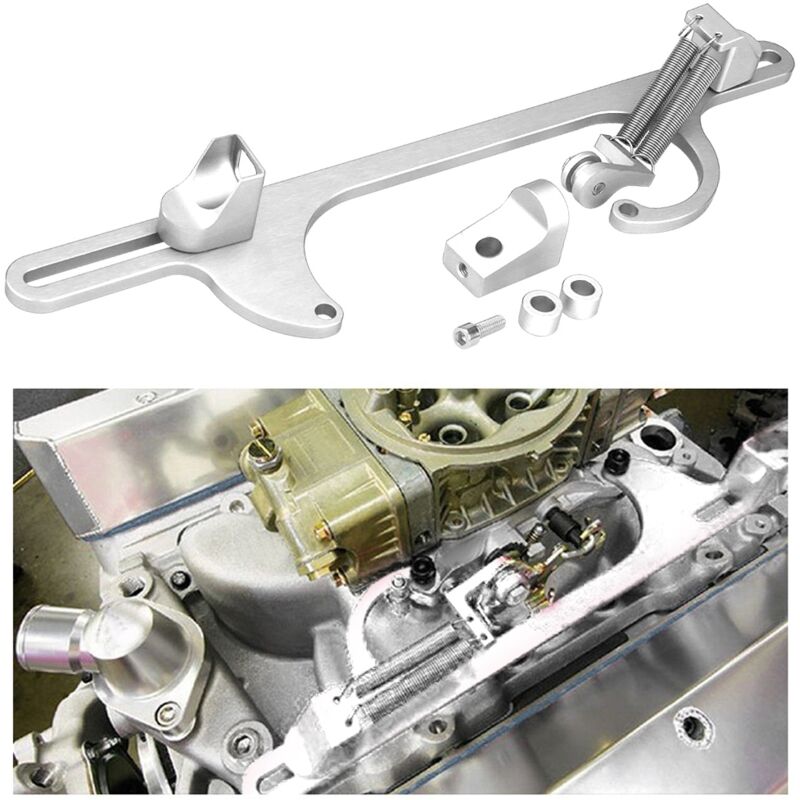 Gaszughalterung Aus Billet-aluminium Für Holley 4150 Und 4160 Silver Series Vergaser.