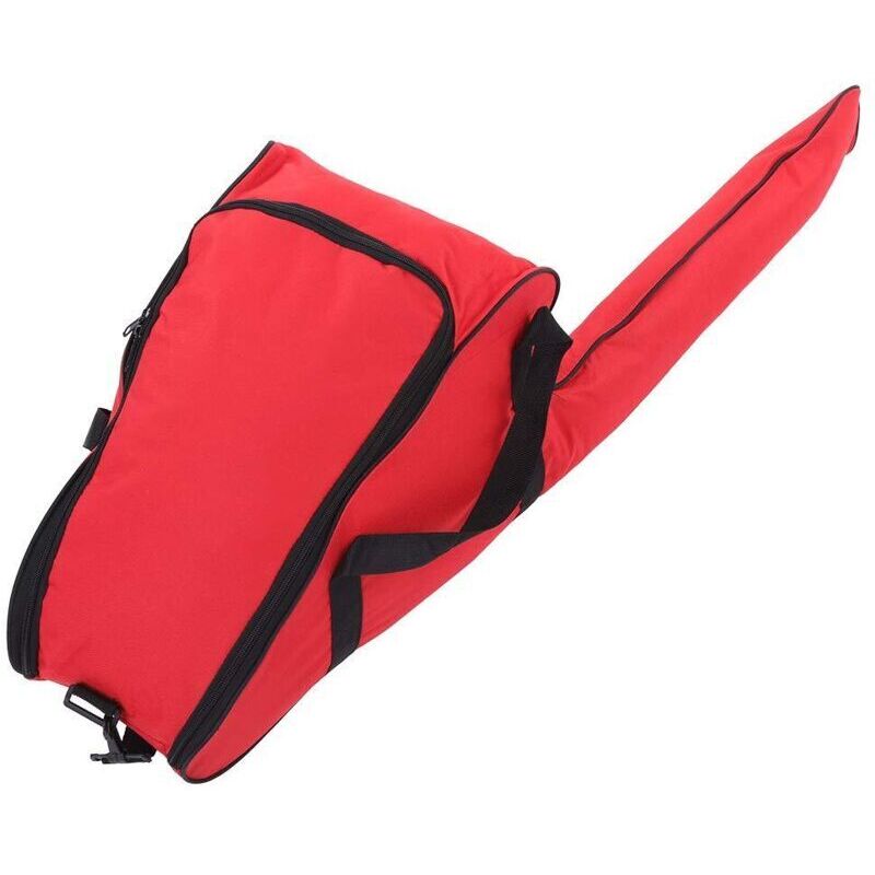 Kettensägentasche, Tragbarer, Wasserdichter Kettensägen-aufbewahrungskoffer, Robustes Kettensägenzubehör (rot)