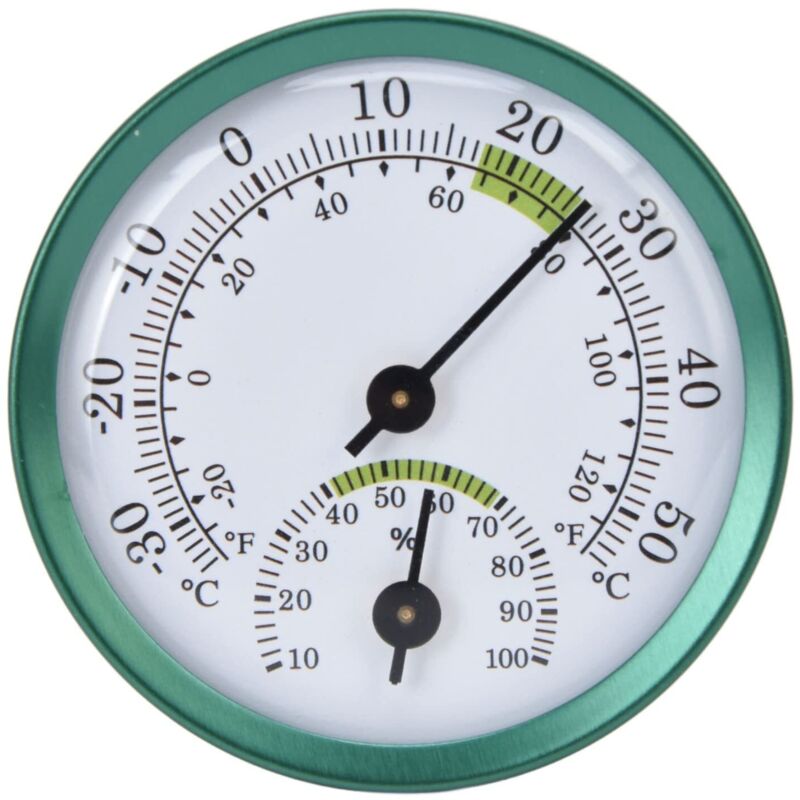 Mini-wandthermometer, Batterielos, Schlankes, Übersichtliches Zifferblatt, Hygrometer Mit Großem Display, Gut Ablesbare Skala, Wandthermometer Für Drinnen Und Draußen, Kompostthermometer