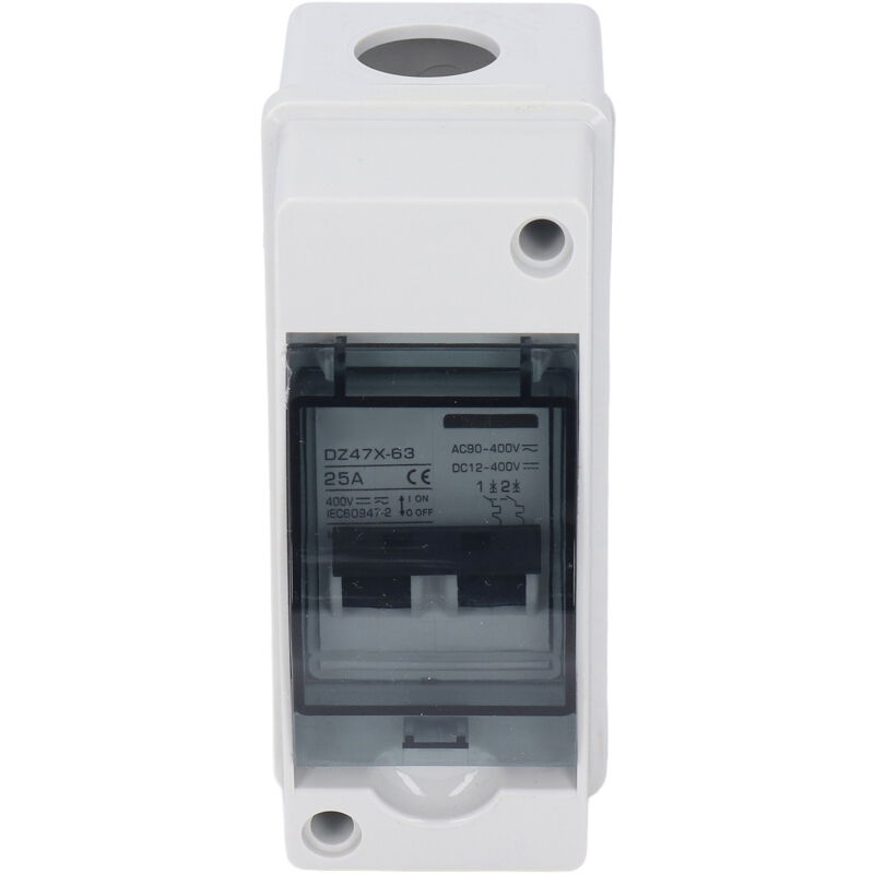 Dc 2p 25a Miniatur-leistungsschalter Dc12v-400v Ac90-400v Ip65 Wasserdicht Für Photovoltaikanlagen