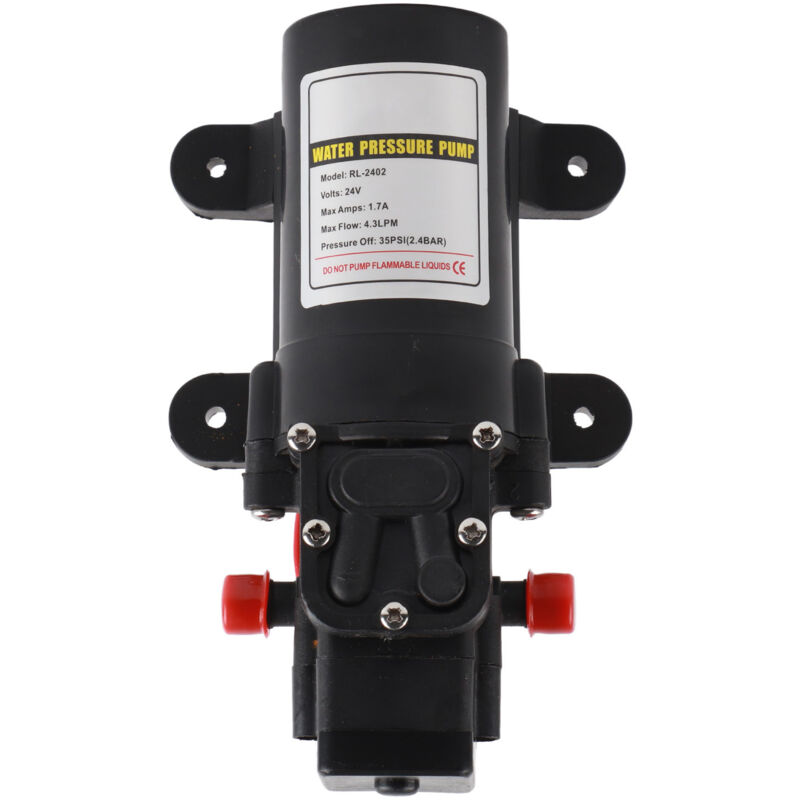 Wassermembranpumpe, Selbstansaugende Membranpumpe Mit Hoher Förderleistung, Trockenlaufsicher, Mit Druckschalter Für Landwirtschaftliche Anwendungen (rl 2402 24v).