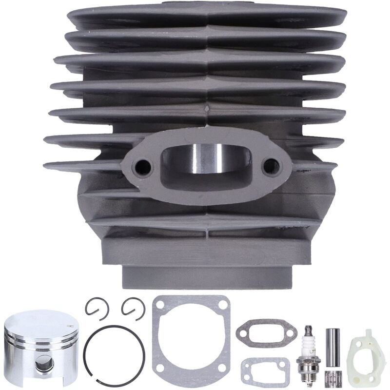 Zylindersatz, 52-mm-zylinder-kolben-dichtungssatz Mit Zündkerzenlager Aus Aluminiumlegierung, Einfache Montage, Passend Für Jonsered 630630 Kettensägenzubehör
