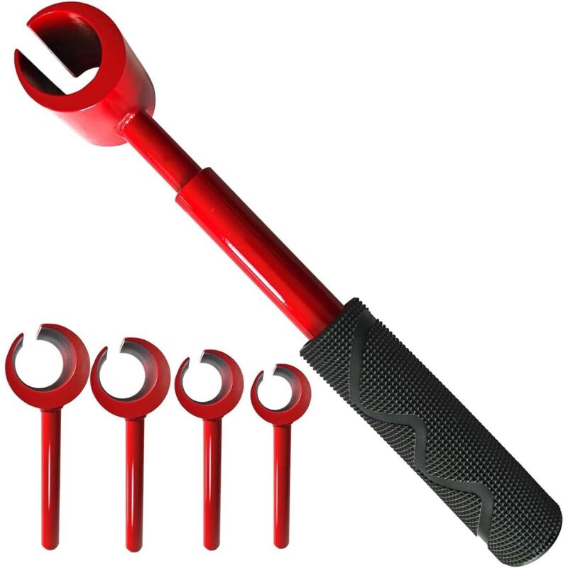 4-teiliges Set Robuster Scharnier-einstellschlüssel Für Haustüren Im Wohn- Und Gewerbebereich. Scharnier-reparaturschlüssel, 14 Mm, 18 Mm, 23 Mm Und 25 Mm.