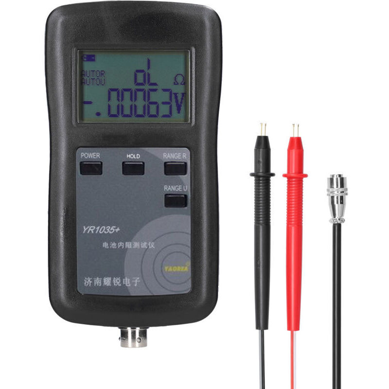 Yr1035 4-draht-batterie-innenwiderstandstester Mit Lcd-anzeige Für Blei-säure-, Lithium-ionen-, Lithium-polymer-, Eisen- Und Blei-säure-batterien