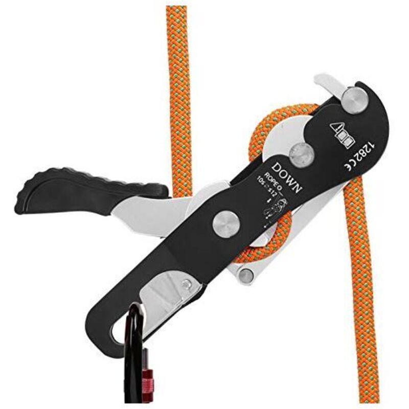150 Kg Selbstsicherndes Abseilgerät – Für 10–12 Mm Seile – Aluminium-magnesium-legierung – Hitzebeständig