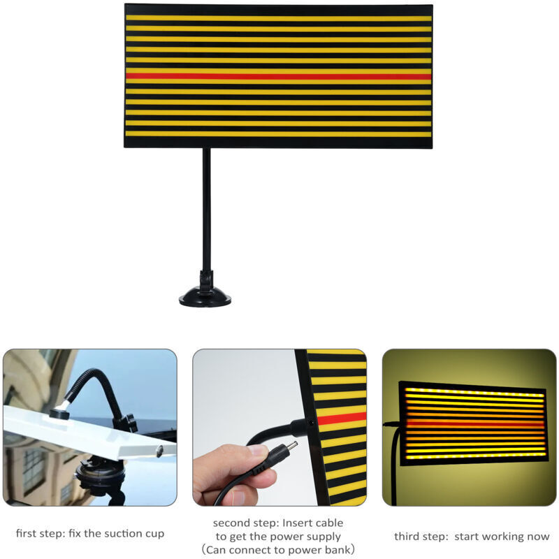 Led-reflektorplatte, Lampe Für Lackschadenfreie Ausbeultechnik, Autoreparaturzubehör, Gelber Karosseriedetektor.