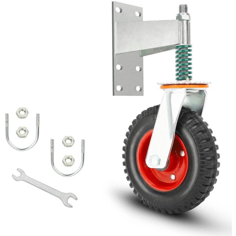 20 Cm Torrad – 272 Kg Tragfähigkeit – 360° Drehbare Feder – Dämpfung – Strapazierfähiges Gummi Für Verschiedene Untergründe