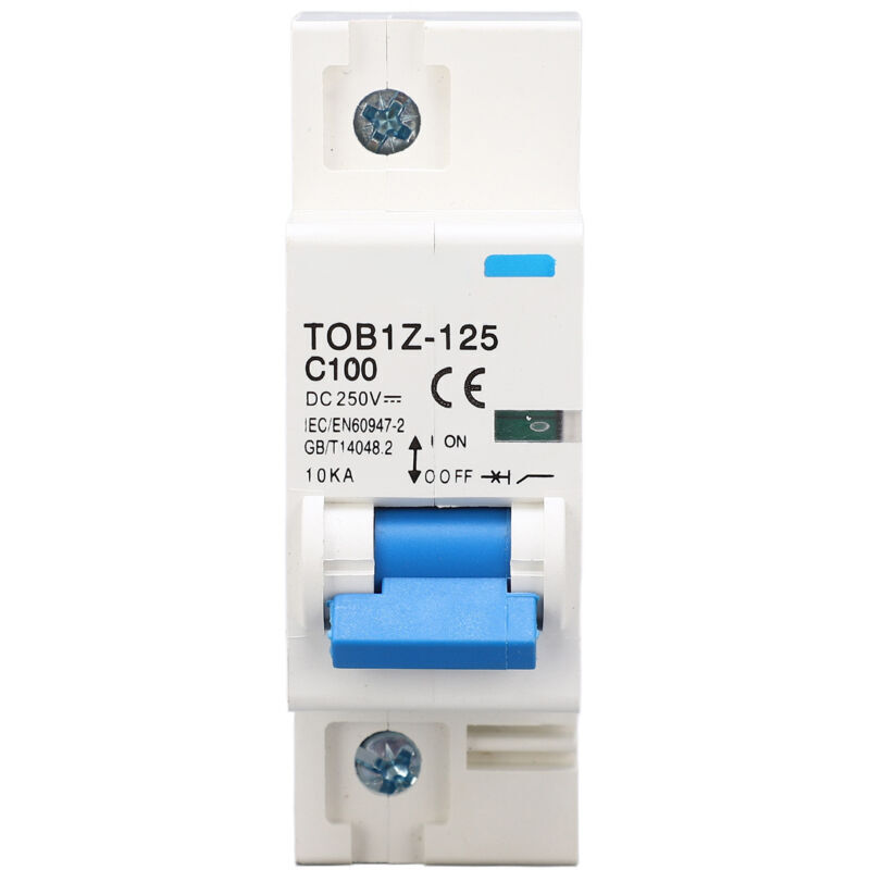 100a Dc-leistungsschalter Mit Empfindlicher Auslösung, Solar-überlastschutz, 1p 10ka Abschaltvermögen Für Photovoltaikanlagen.