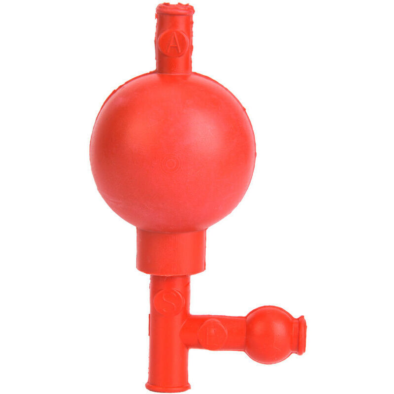 Labor-saugball Aus Gummi Mit 3 Öffnungen, Rote Quantitative Pipettenkugel Zum Pipettieren, Laborwerkzeug