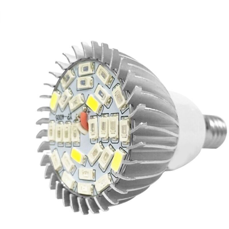 Topincn 28w Vollspektrum-led-pflanzenlampe E14/gu10 Fassung Für Blühende Pflanzen 85v-265v (e14)