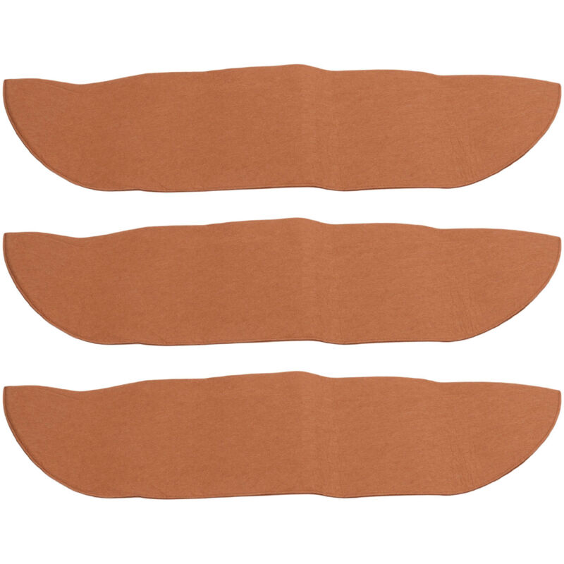 Rosvola Fensterpflanzkörbe, 3-teilig, Filzkorb-blumenwanddekoration, Gartengeländer, Braun, 91,4 Cm / 36 Zoll