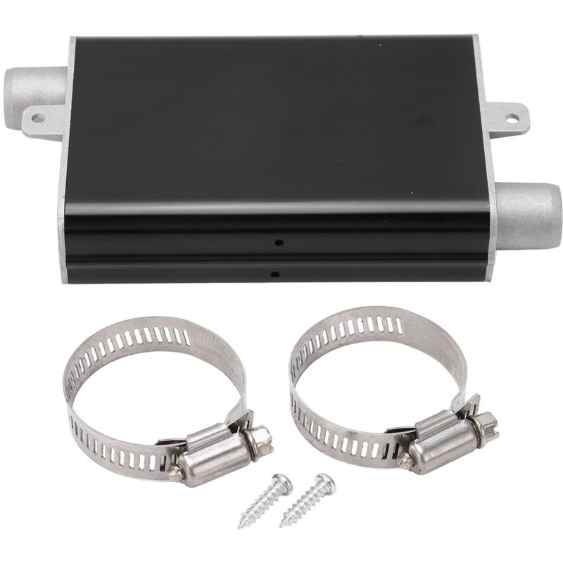 24mm Aluminiumlegierung Standheizungs-auspuffschalldämpfer, Gerader Schalldämpfer Für Eberspächer Airtronic D2 D4 D4s Heizung, Schwarz.