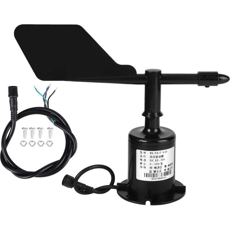 Windgeschwindigkeitssensor-anemometer Aus Polycarbonat, 8-richtung, 0-10v Umgebungssignalausgang (spezifikationen: 8 Azimutanschlüsse, 0,7 M)