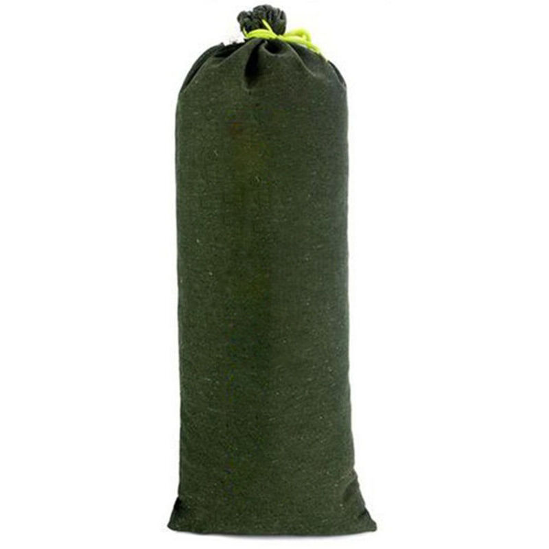 Verstärkte Sandsäcke Aus Segeltuch Zum Absperren Von Wasser Und Zur Bekämpfung Von Überschwemmungen.