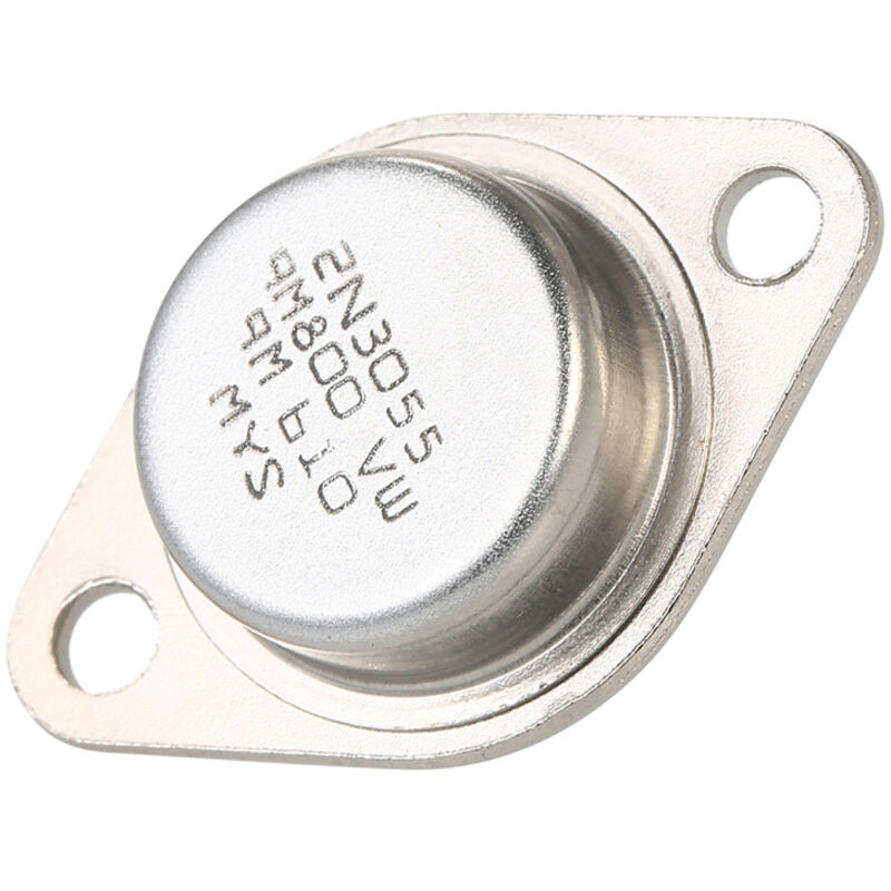 Brrnoo 5 Stück Leistungstransistor 2n3055 15a 100v Npn Metallgehäuse/abdeckung To-3 Npn Leistungstransistor Für Stromversorgungsschaltungen, Serien- Und Abschaltsteuerungen.